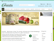 Tablet Screenshot of essendia.ch